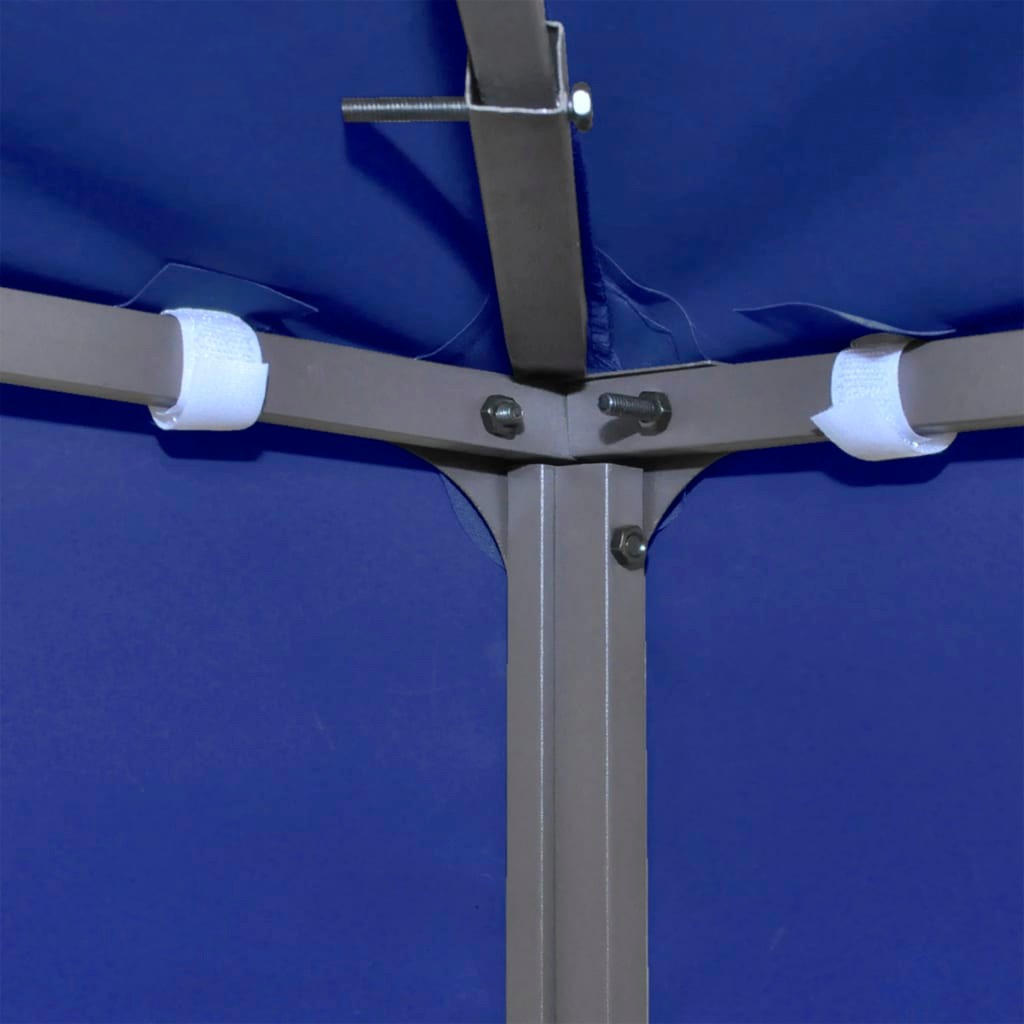 Kaksikerroksinen huvimajan katto 310 g/m² 4x3 m sininen - Sininen