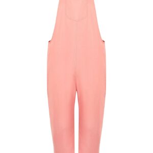 Joy Cotton Dungarees True Pink