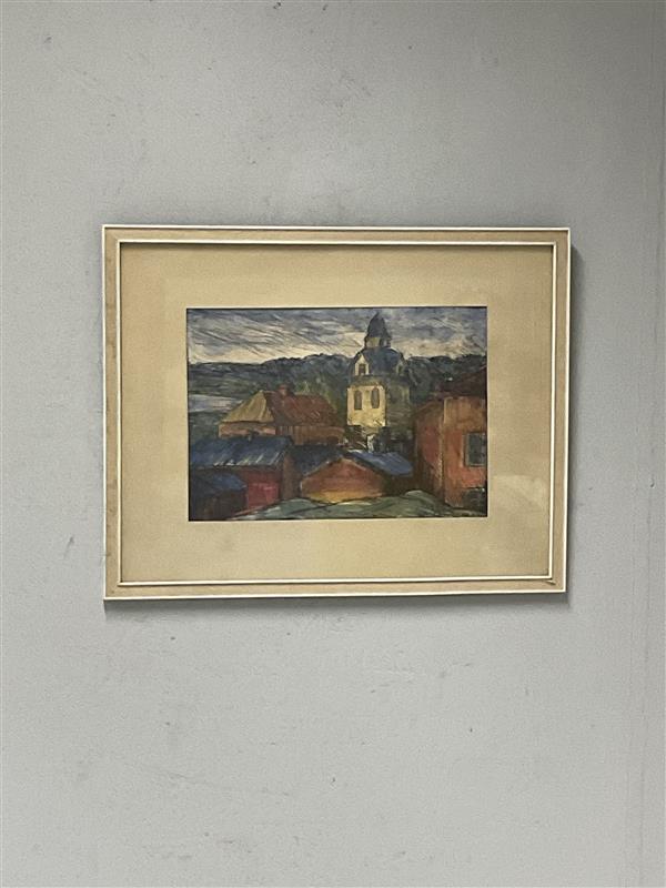 Taulu värietsaus Porvoo, Jalmari Ruokokoski 1924