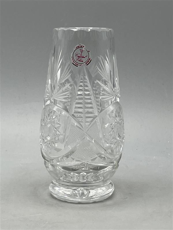 Kristalli maljakko 15cm