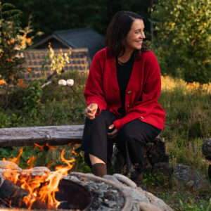 Kaste Cardigan Red