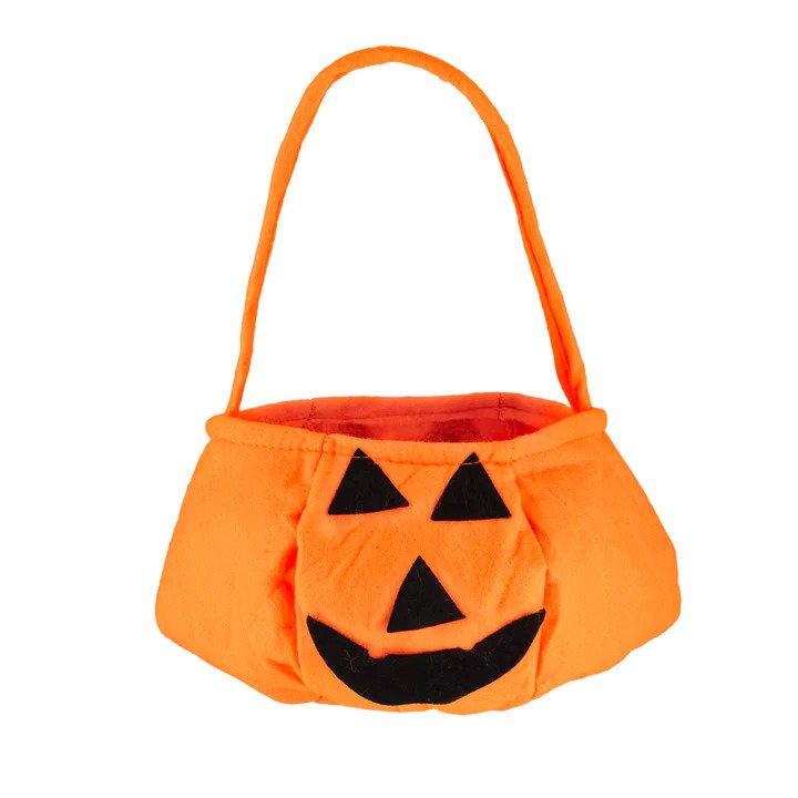 Halloween kurpitsa karkkikori