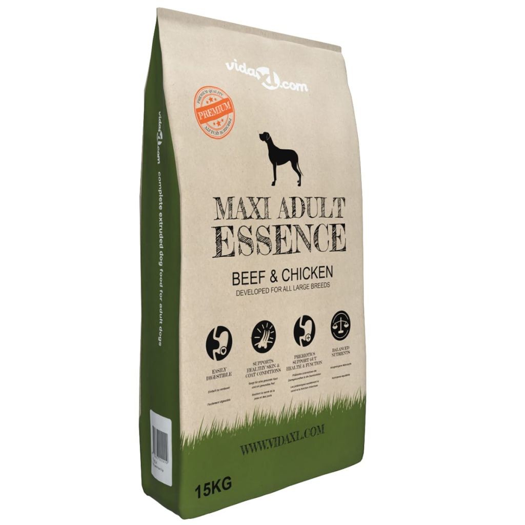 Premium koiranruoka Maxi Adult Essence Beef & Chicken 15kg -