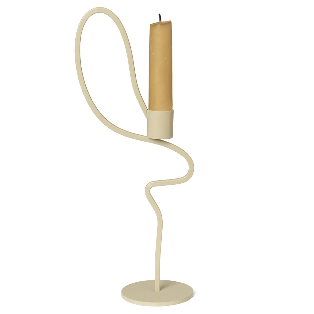 Ferm Living, Valse Kynttilänjalka korkea Cashmere