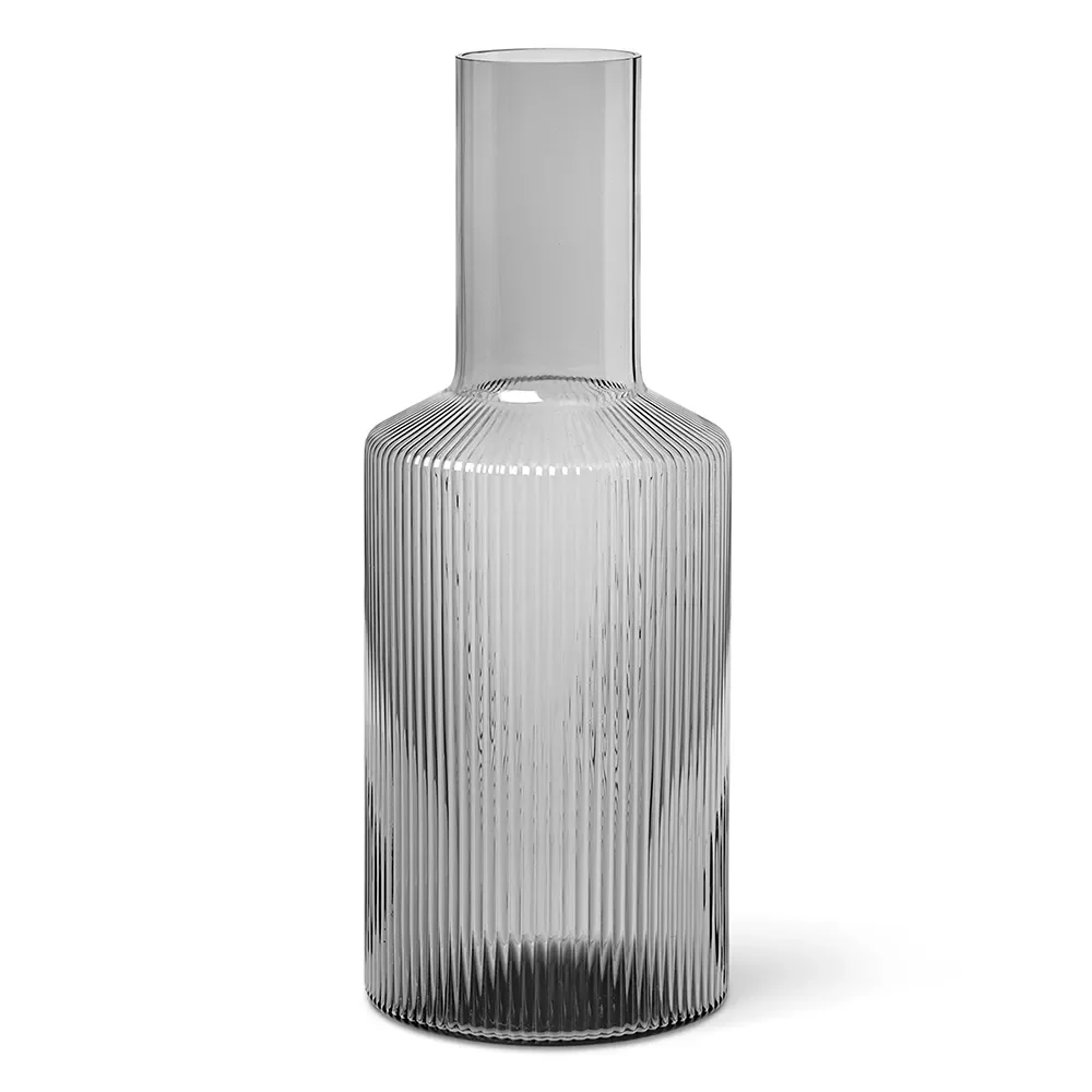 Ferm Living, Ripple Karahvi  - Smoked Grey