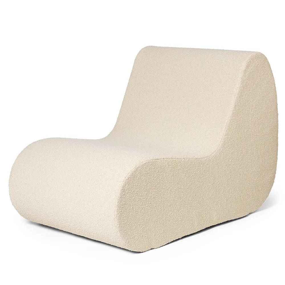 Ferm Living, Rouli Nojatuoli Bouclé Off-white