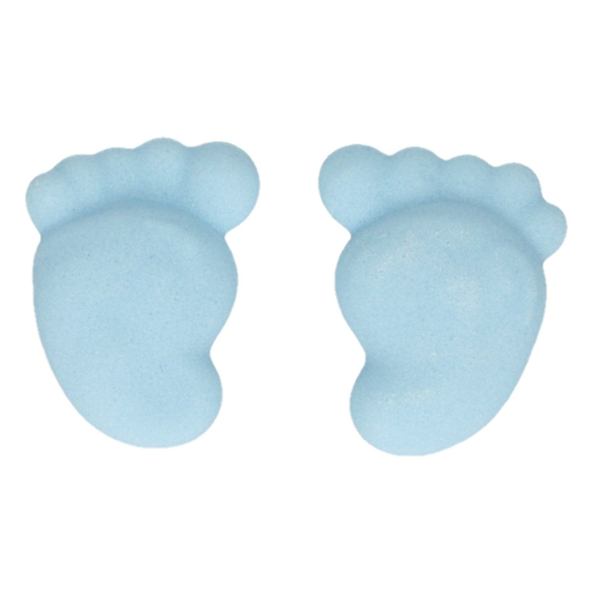 Sokerikoristeet - Baby Feet, Vaaleansininen 16 kpl