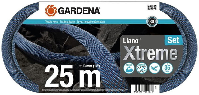 Gardena Liano Xtreme -tekstiililetkusetti, 25 m