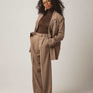Jagger Tailored Trousers Taupe