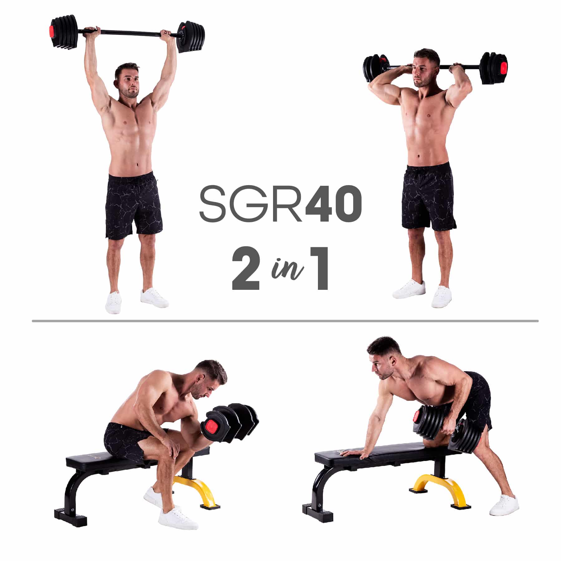 HMS SGR40 Pro painosetti 43,5 kg
