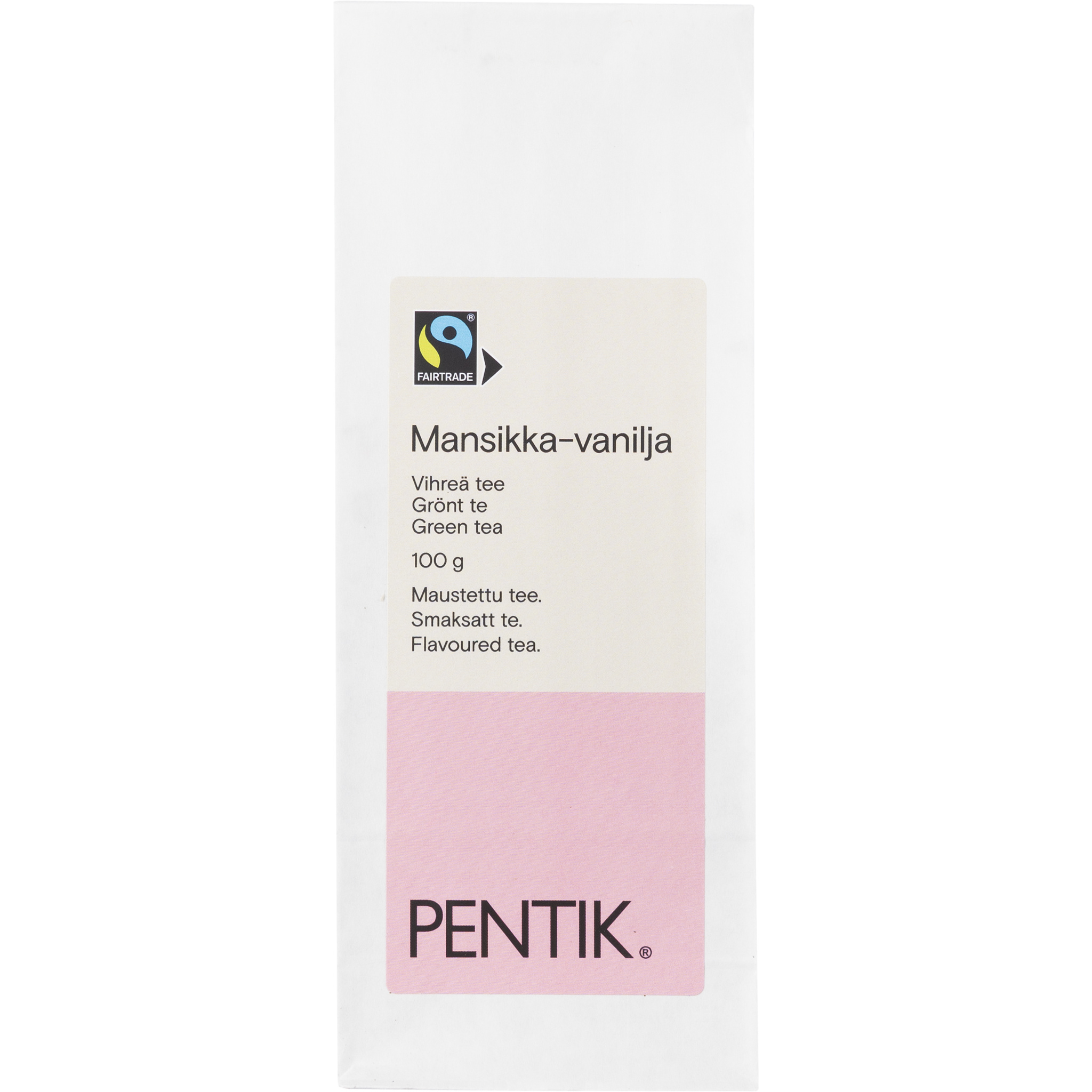 Pentik Mansikka-vanilja Vihreä Tee
