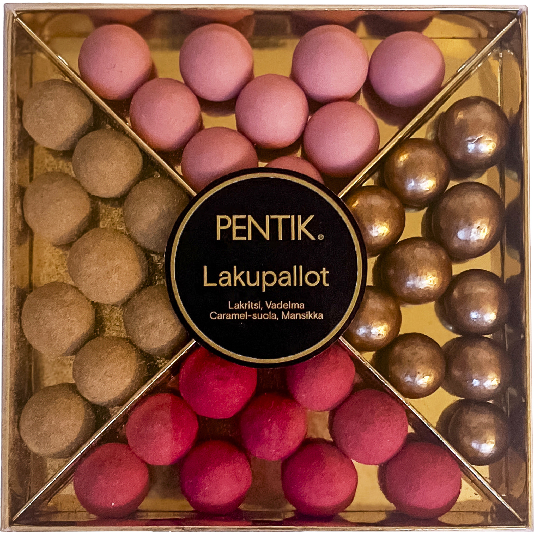 Pentik Lakupallot (laku, vadelma, suolacaramel, mansikka)