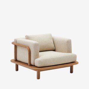 Turqueta-nojatuoli on valmistettu massiivisesta teak-puusta 100 %. Fsc
