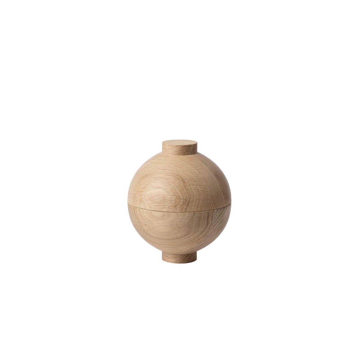 Kristina Dam Studio Wooden Sphere kulho Ø12x15 cm Tammi