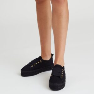 Total Sneaker Espadrillot Musta