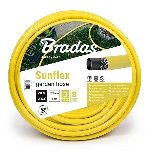 Kasteluletku SUNFLEX 1/2'-30 m, keltainen