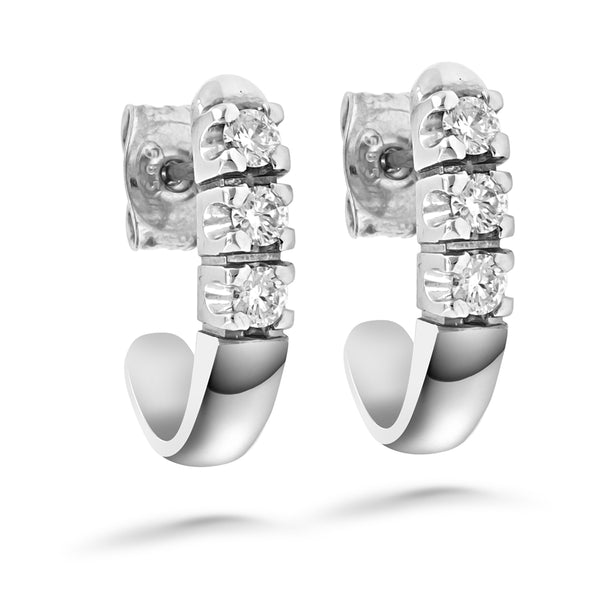 Silván Majlis timanttikorvakorut 0,42ct, valkokultaa, timanttikorut