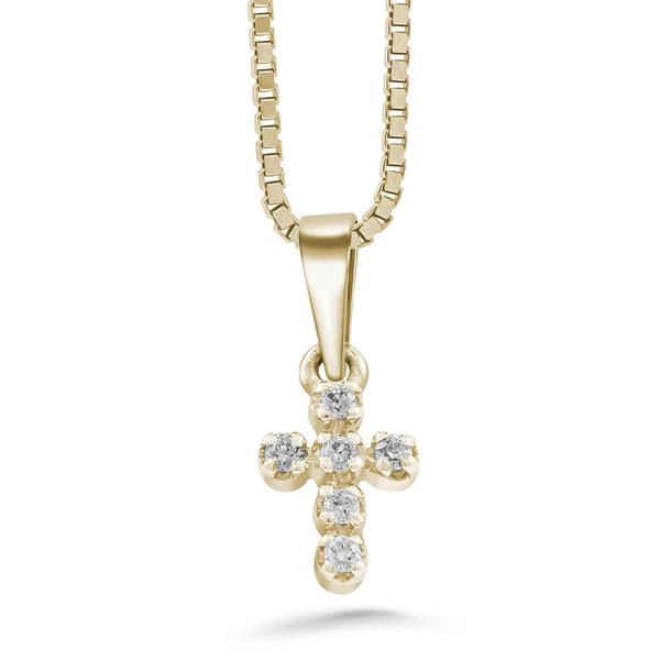 Silván timanttiriipus 0,12ct, keltakultaa, timanttikorut