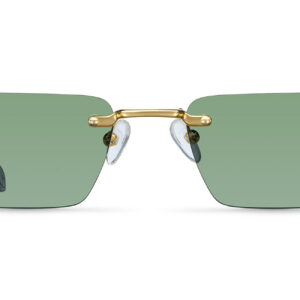 Laila Sunglasses Gold Green