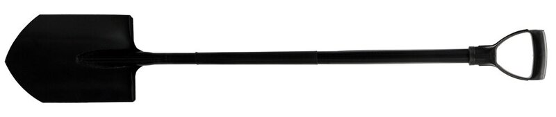 Lapio metallikahvalla (DY-kahva) Flo 118 cm