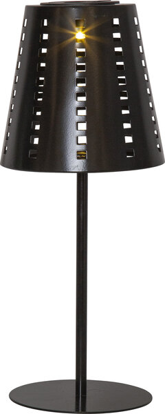 LED-pöytävalaisin aurinkokennolla musta 0,06W 15x35cm Sola 482-72