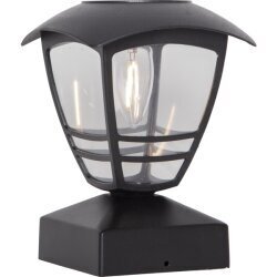 LED-ulkovalo aurinkokennolla musta 0,3W 14x19cm Felix 481-24