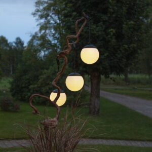 LED-valokoristeet aurinkokennolla 3 kpl 10x23cm Globus 482-28