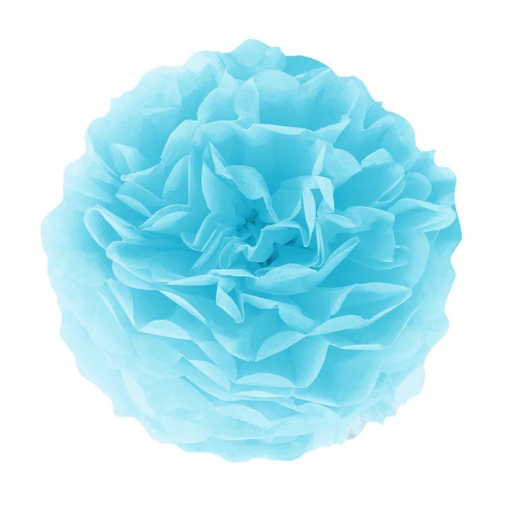 Pom pom - Taivaansininen-35 cm