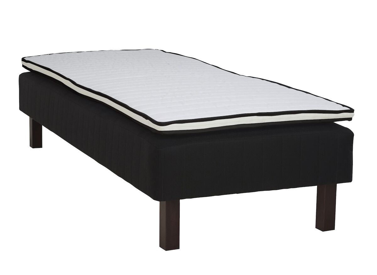 Lumi pocket runkopatjapaketti 105, musta Bianca, 20 wenge jalat lumi petauspatja