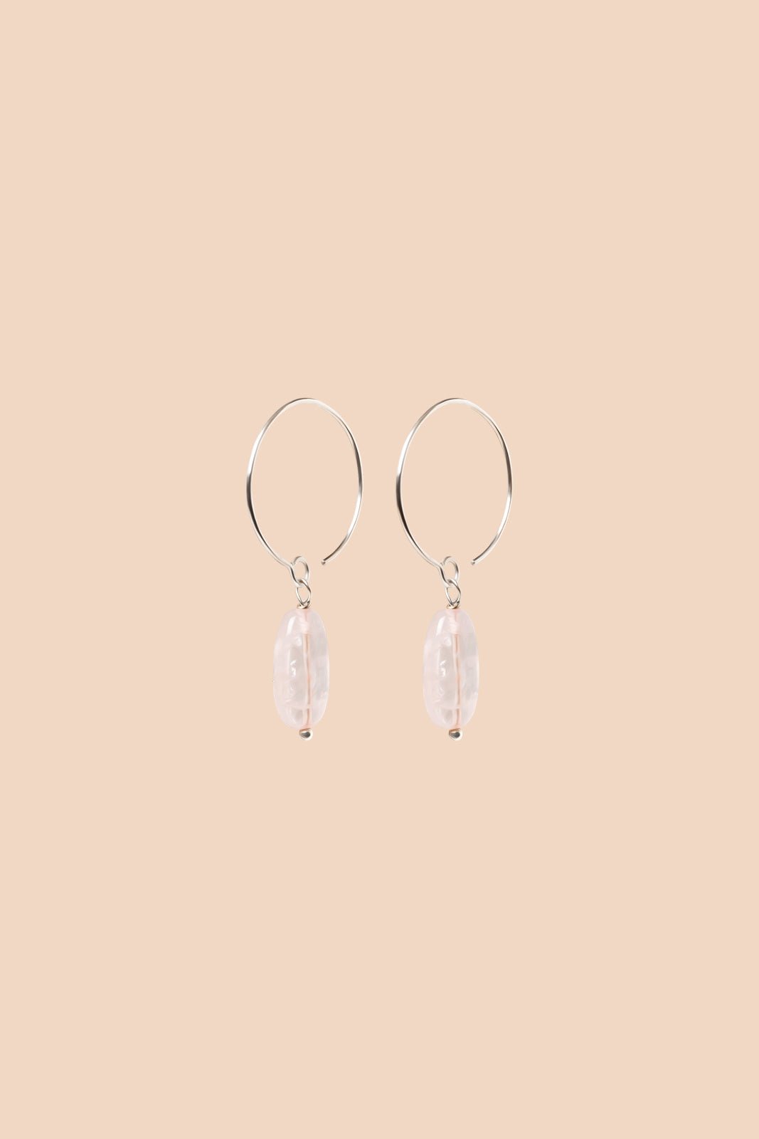 Kaiko Luna korvakorut, Rose Quartz