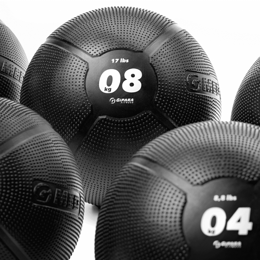 Gipara Fitness Medicine ball - kuntopallo OBSIDIAN 5 kg
