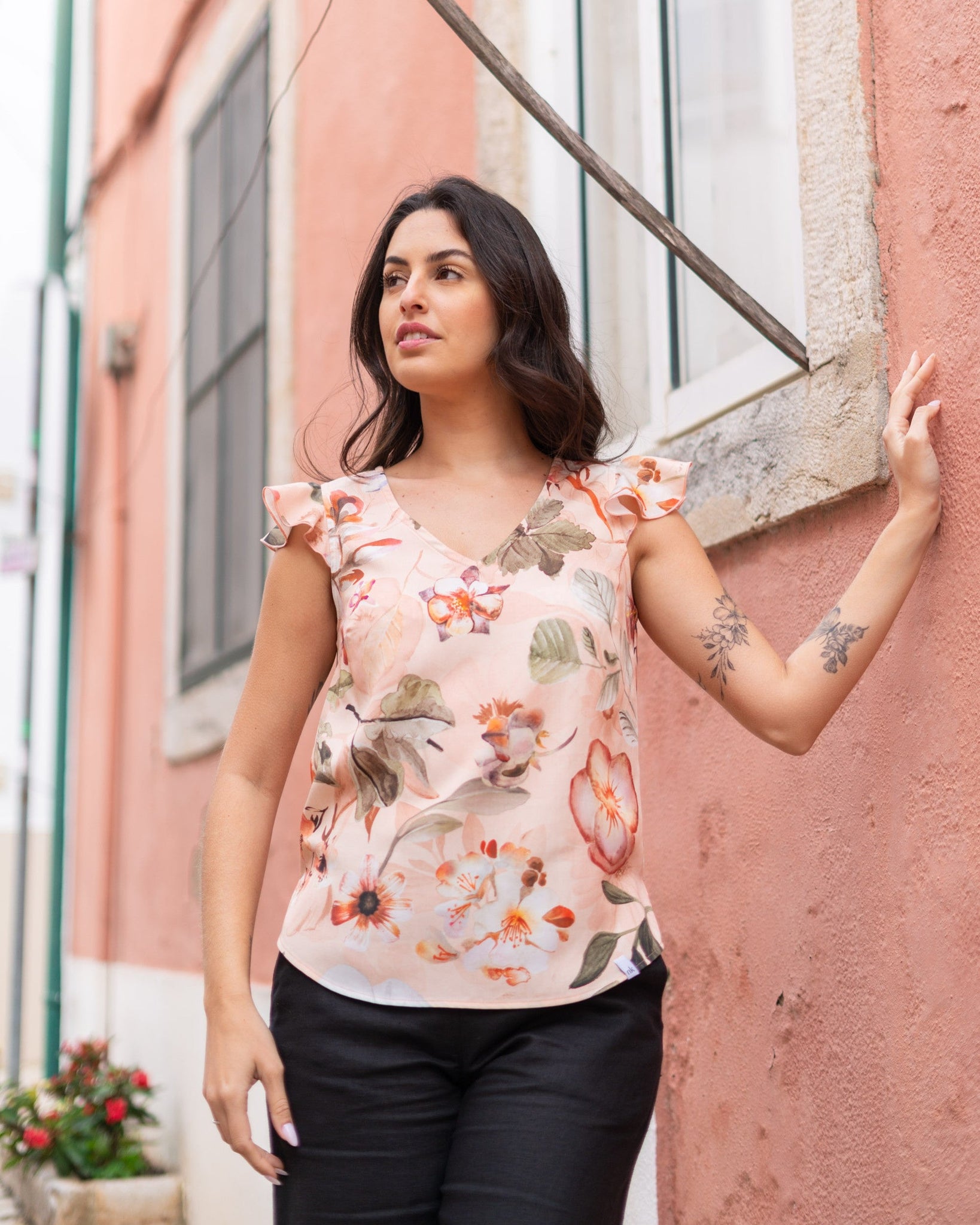Sofia Top Siesta Orange