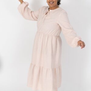 Ulrika Pellavamekko Sandshell Beige