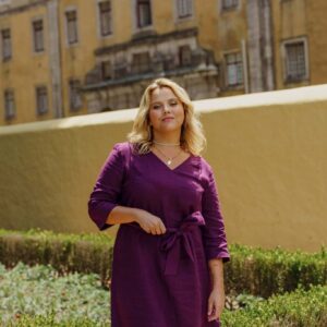 Vera Pellavamekko Royal Violetti