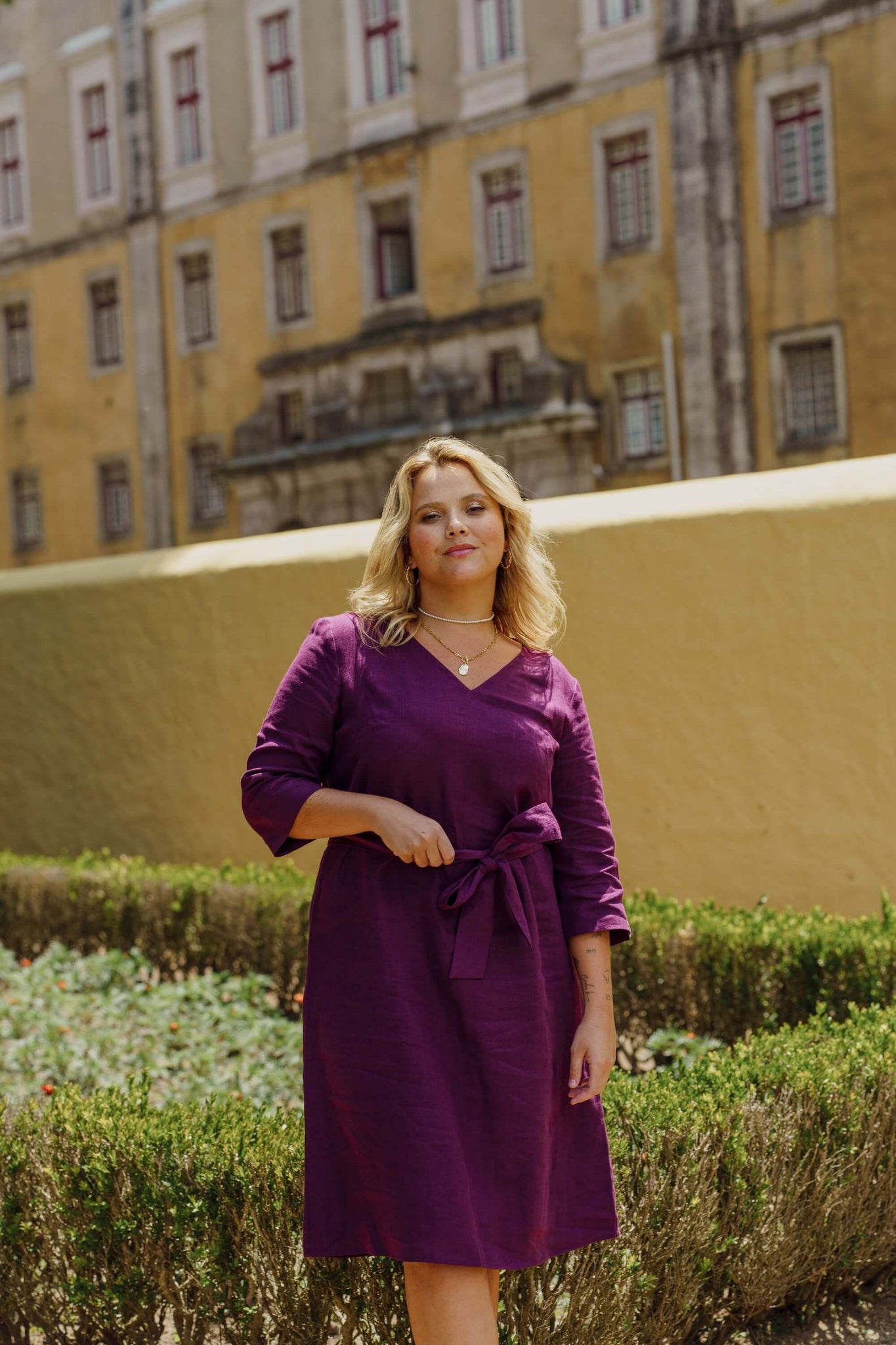 Vera Pellavamekko Royal Violetti