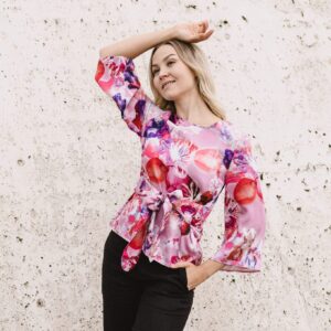 Ophelia Blouse Coral Reef Pink