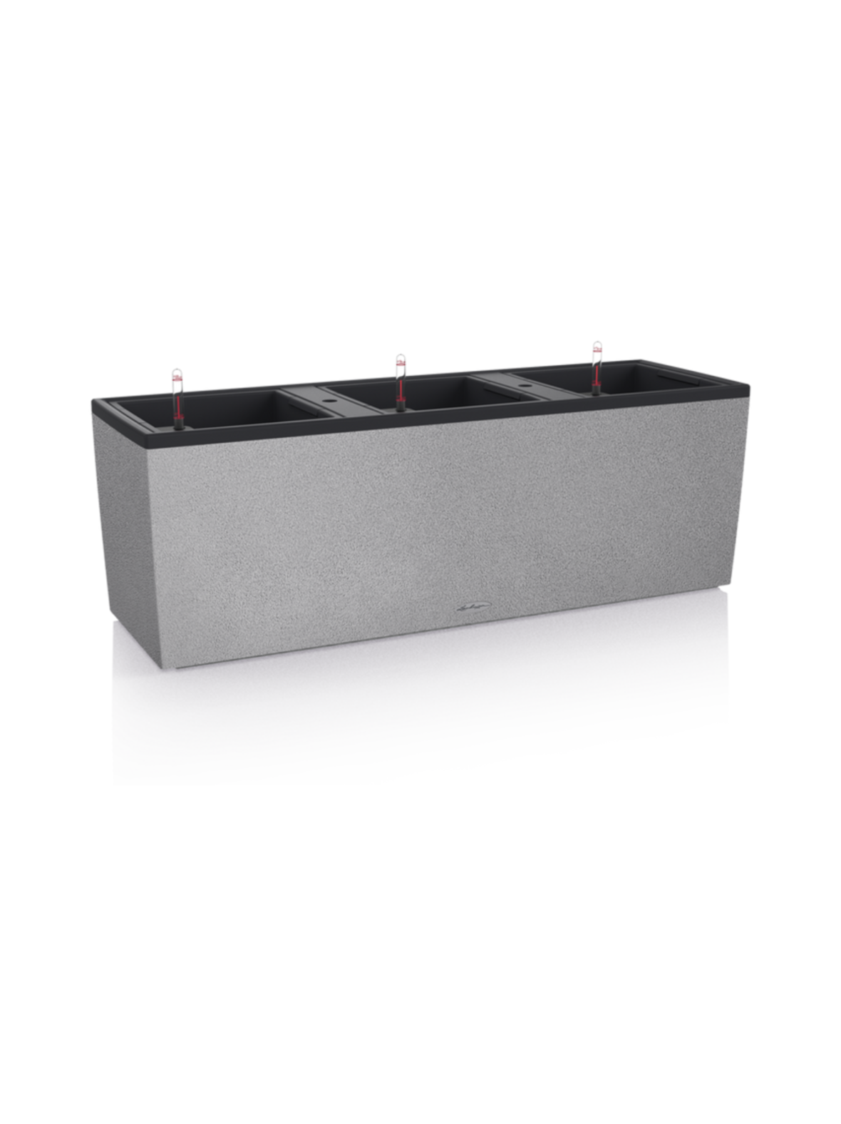 Trio stone harmaa altakasteluruukku 100x32cm, korkeus 34cm + jalat 15 cm + köynnöskehikko