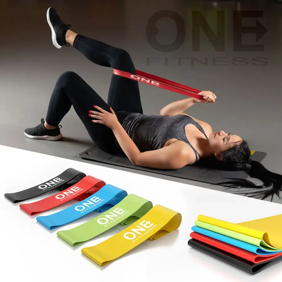 One Fitness Slim Bands kuminauhasetti 5 kpl
