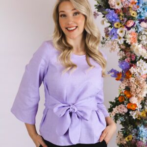 Ophelia Blouse Lupine Purple