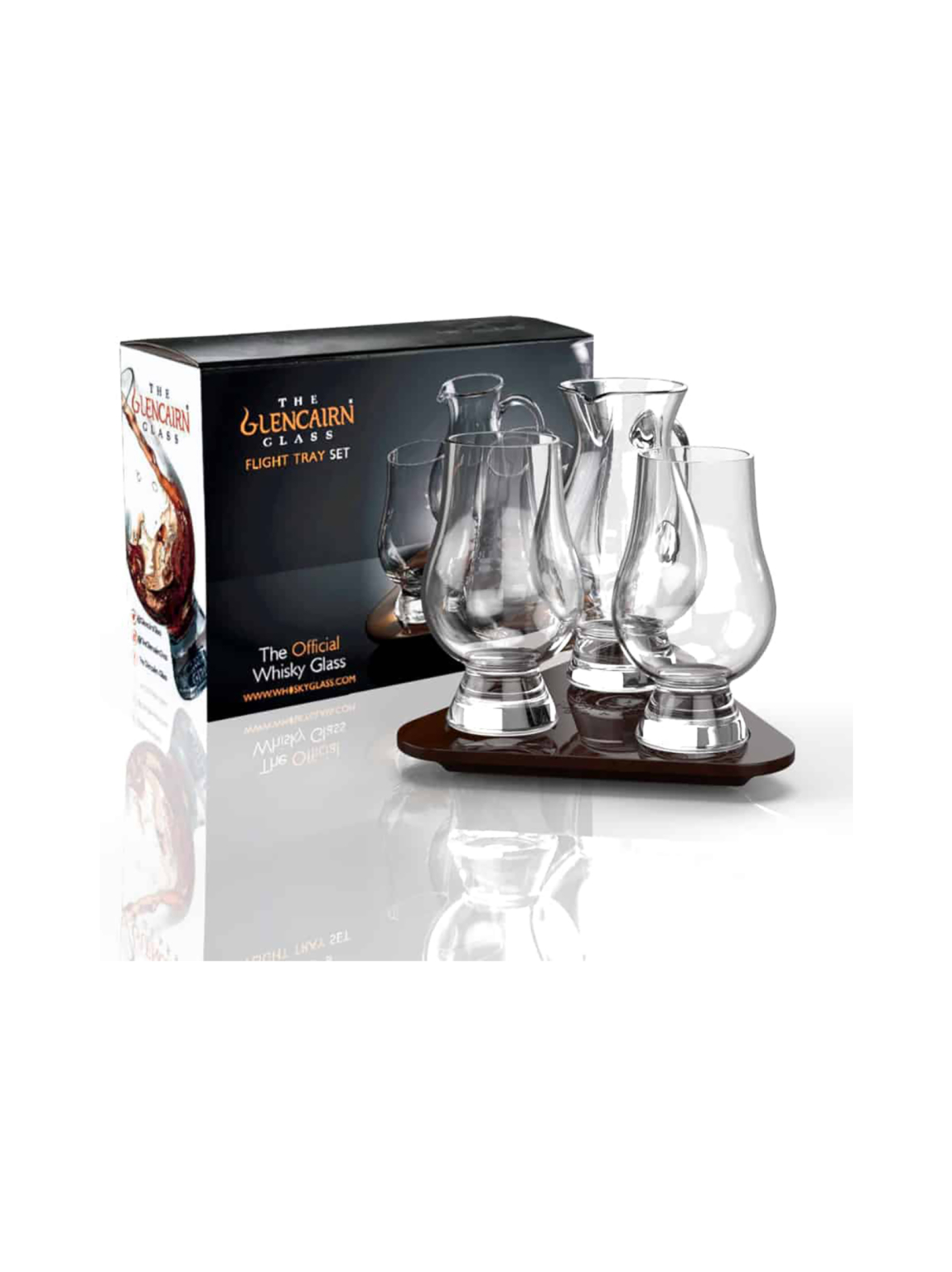 Tastingsetti glencairn (2 lasia, vesikannu & tarjotin)