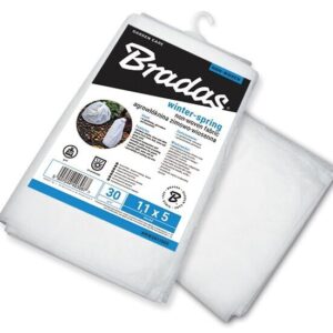 Pakkassuoja agrokalvo Bradas Winter-Spring 1,6x5 m, 30 g / m2, valkoinen