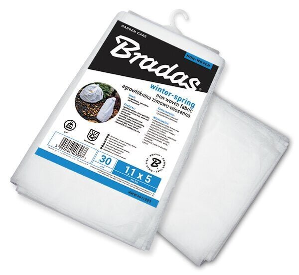 Pakkassuoja agrokalvo Bradas Winter-Spring 3,2x10 m, 30 g / m2, valkoinen