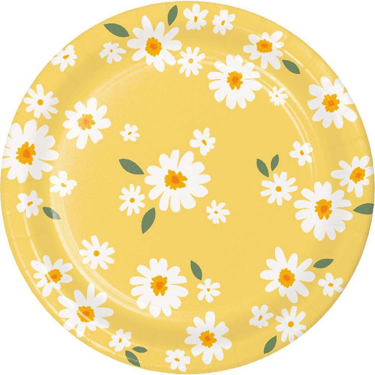 Pahvilautaset - Sweet Daisy, 22cm, 8kpl