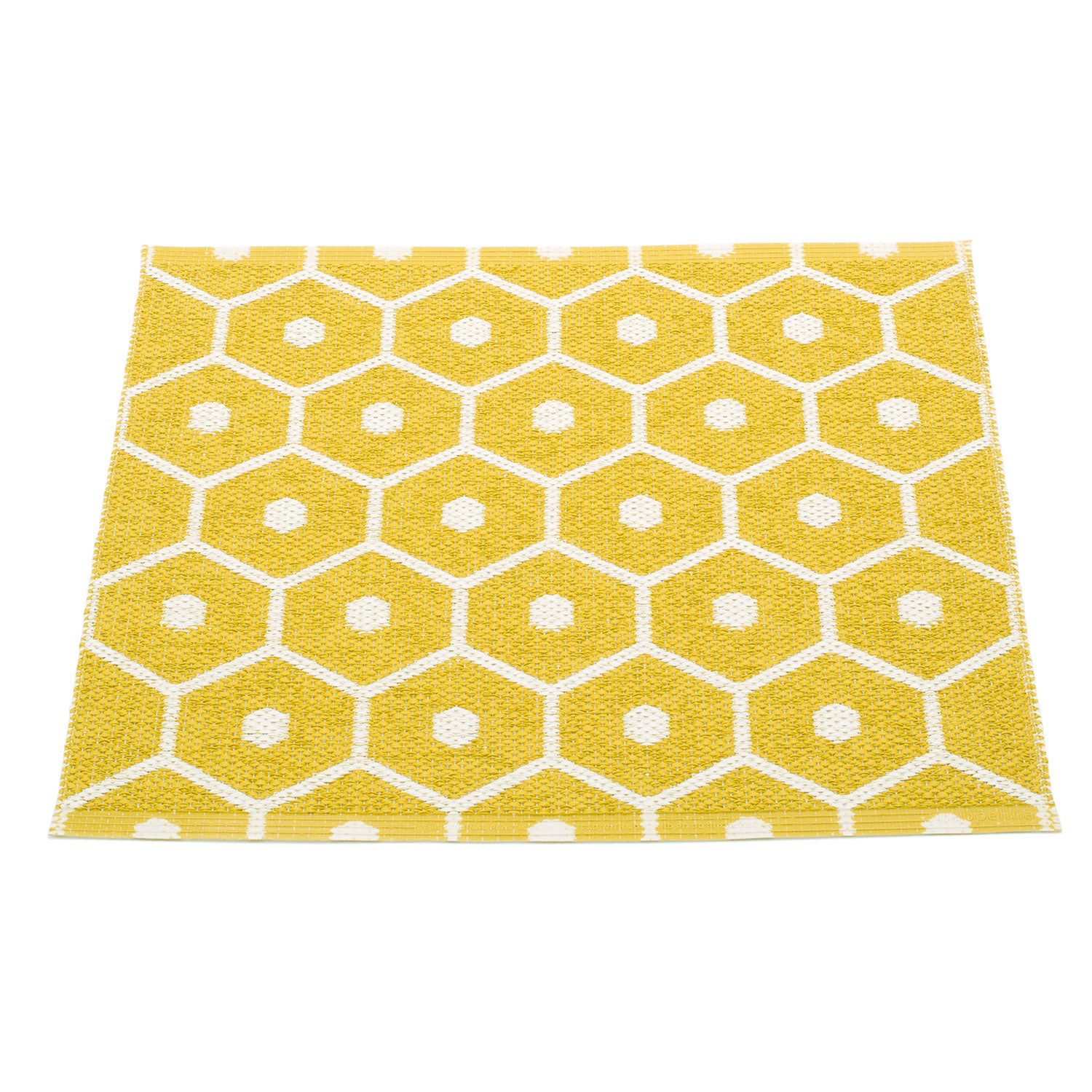 Pappelina, Honey matto 70x60 cm mustard / vanilla