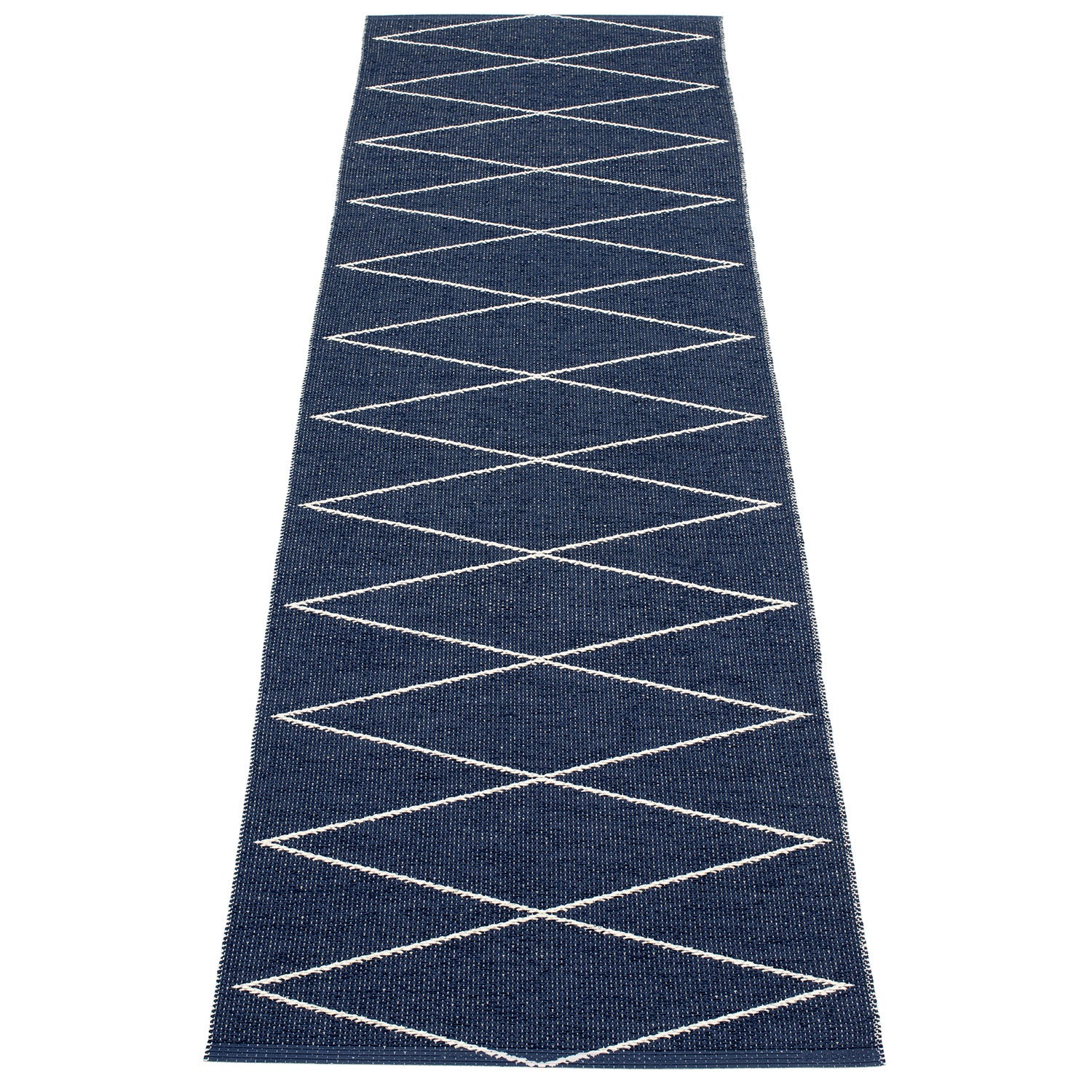Pappelina, Max matto 70x240 cm darkblue / vanilla