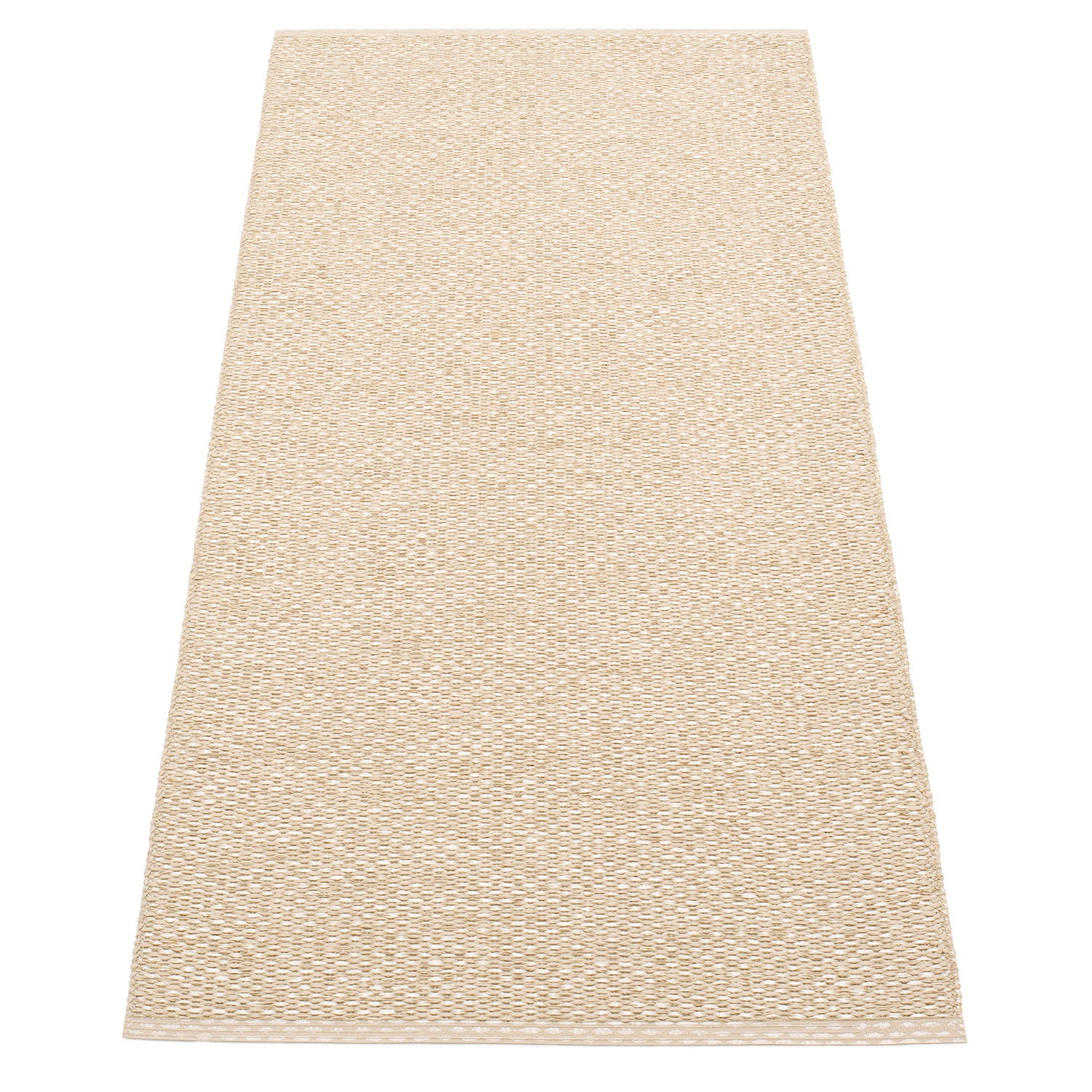 Pappelina, Svea matto 70x160 cm beige / champagne metallic