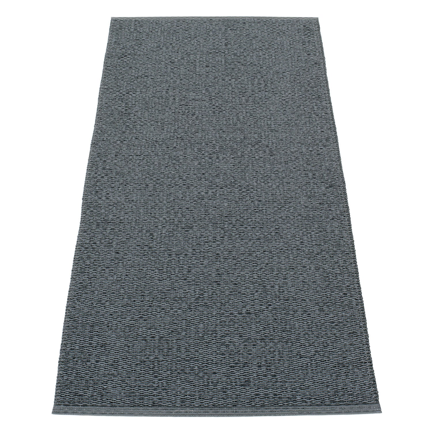 Pappelina, Svea matto 70x160 cm granit / black metallic