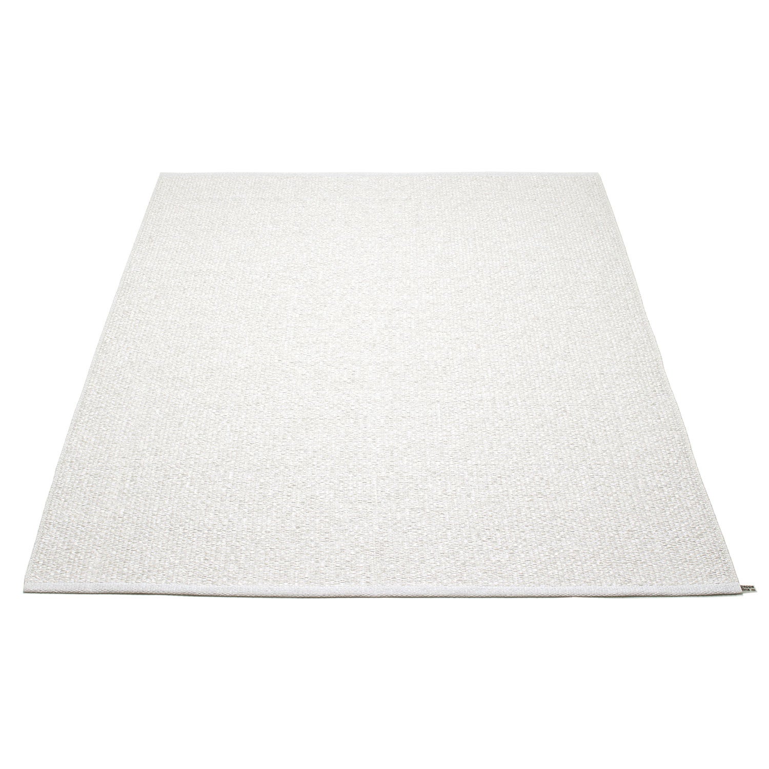 Pappelina, Svea matto 230x320 cm white metallic / white