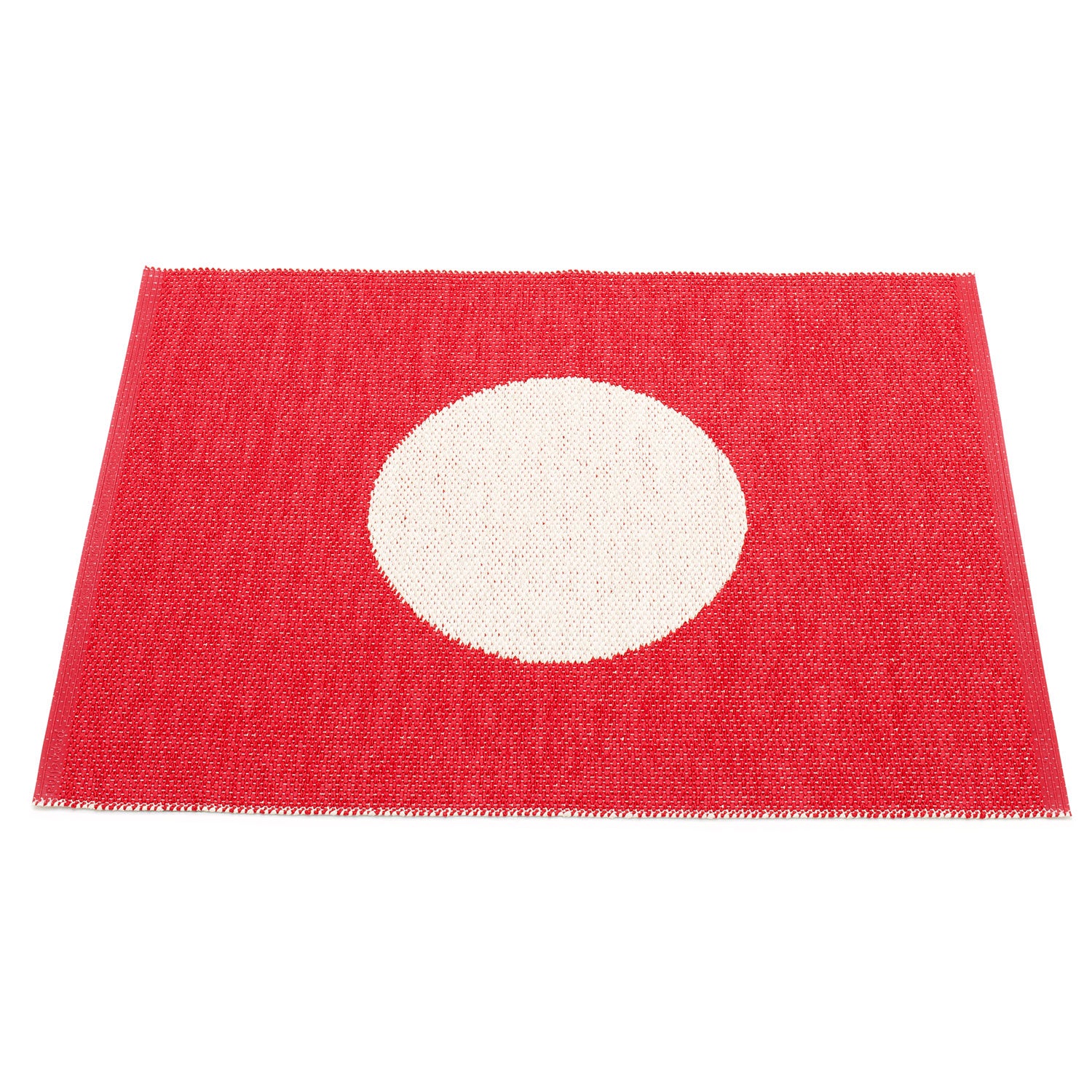 Pappelina, Vera matto 70x90 cm small one red / vanilla