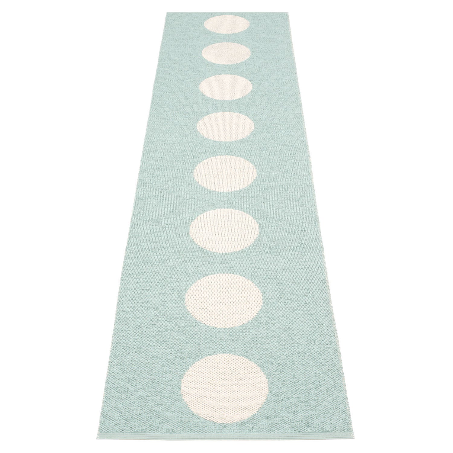 Pappelina, Vera matto 70x300 cm pale turquoise / vanilla